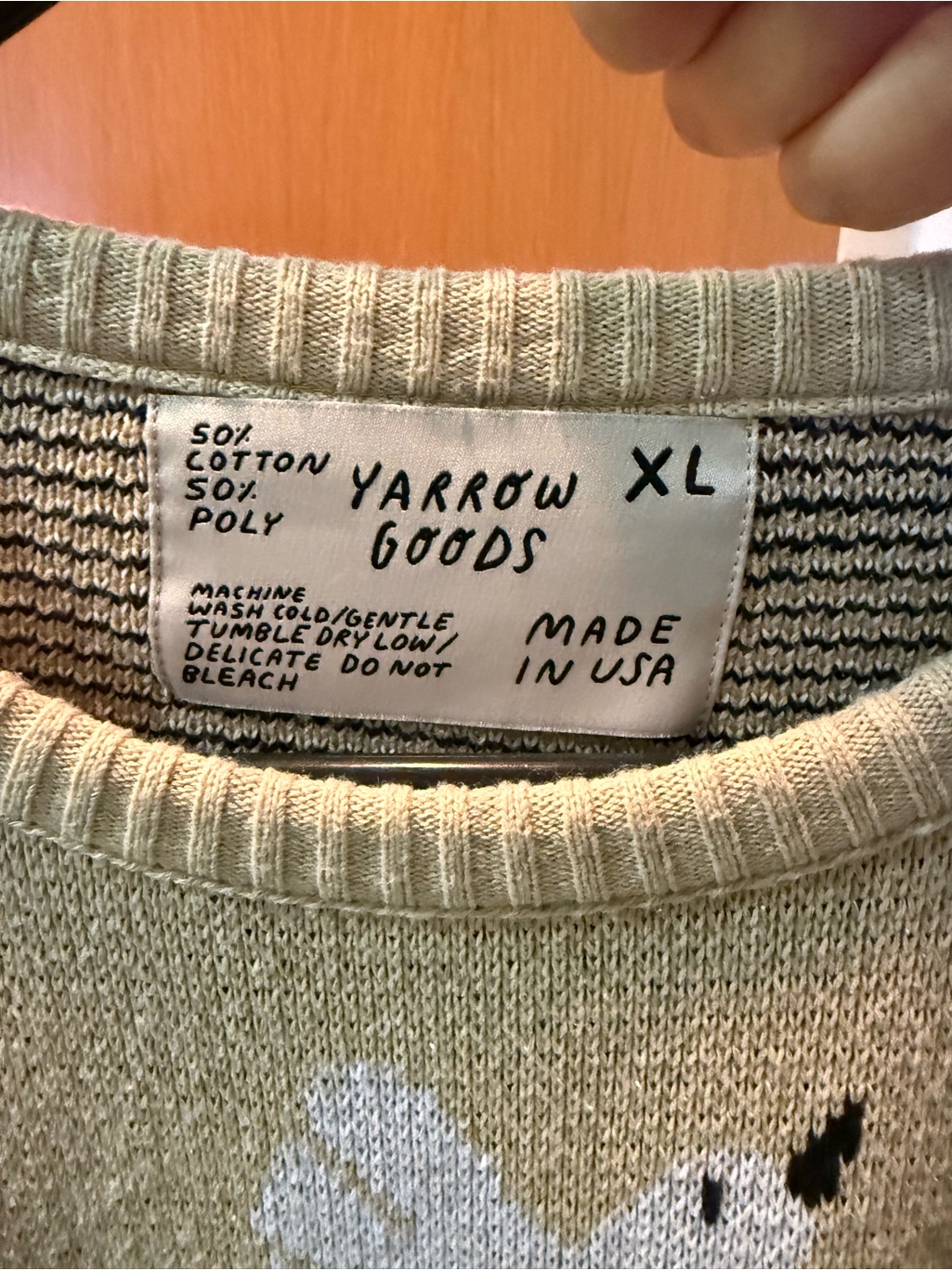 Yarrow Goods Cat And Bird Knit Sweater — image 3 of 3